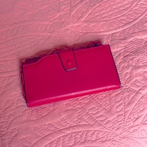 It’s Life Red Leather Wallet